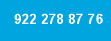 922 278 87 76 922 278 87 76